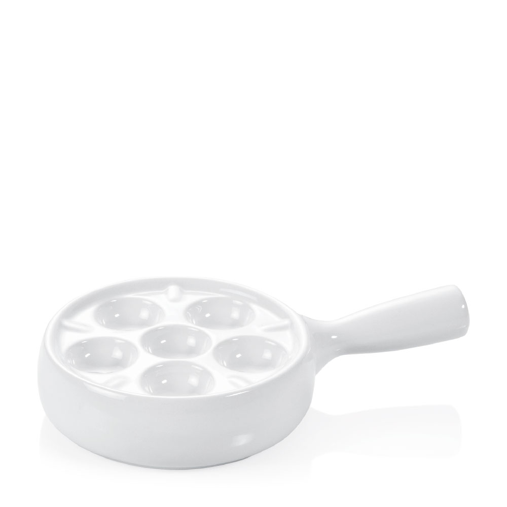 4938006 weiss Schneckenpfanne 6er