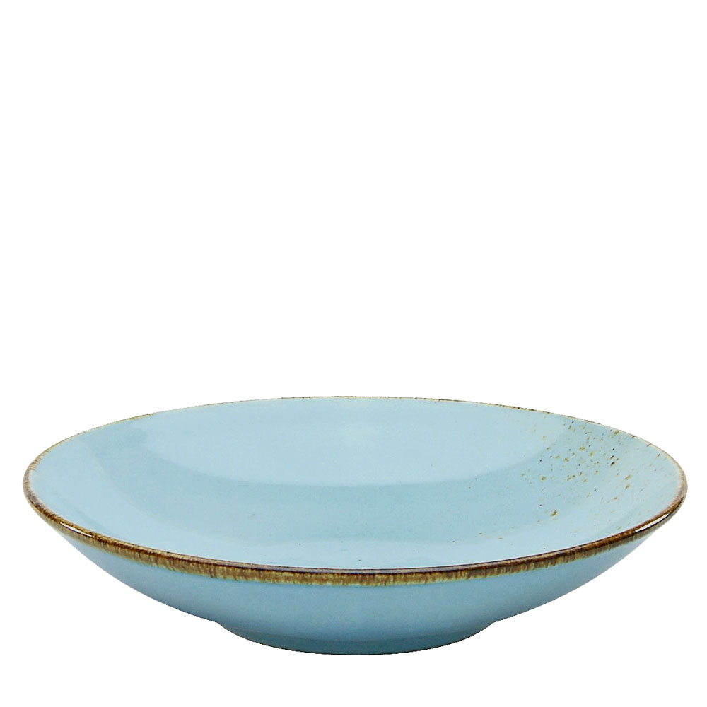 Nature Collection Teller tief 22 cm, light blue Nature Collection Teller tief 22 cm, light blue