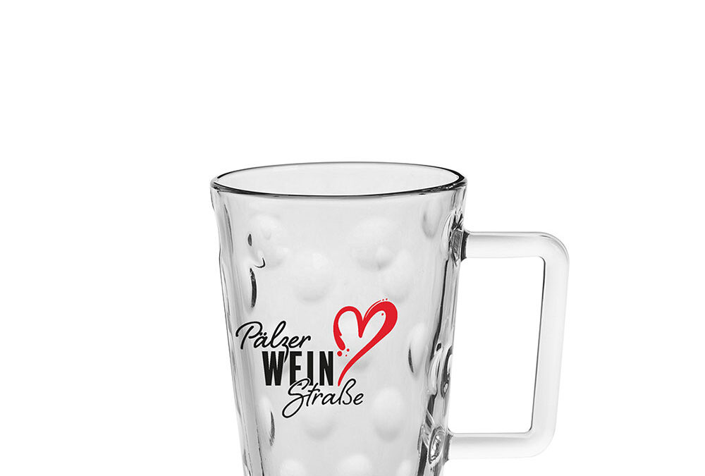Dubbe-Tässel mit Pälzer Weinstraße & Herz Dekor