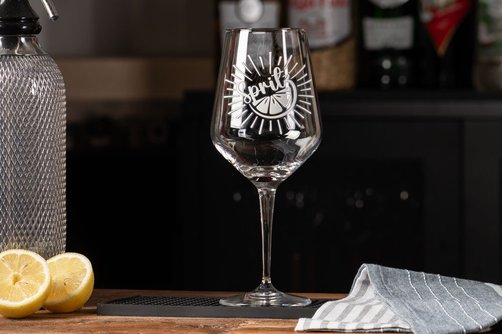 Electra 55 cl mit Dekor Spritz