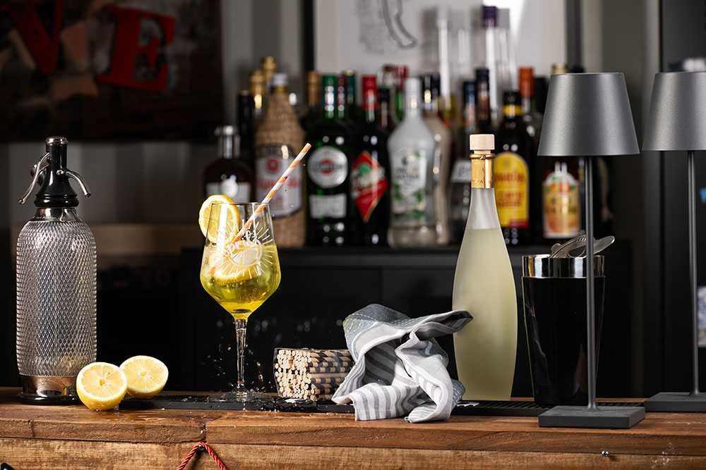 Electra 55 cl mit Dekor Spritz