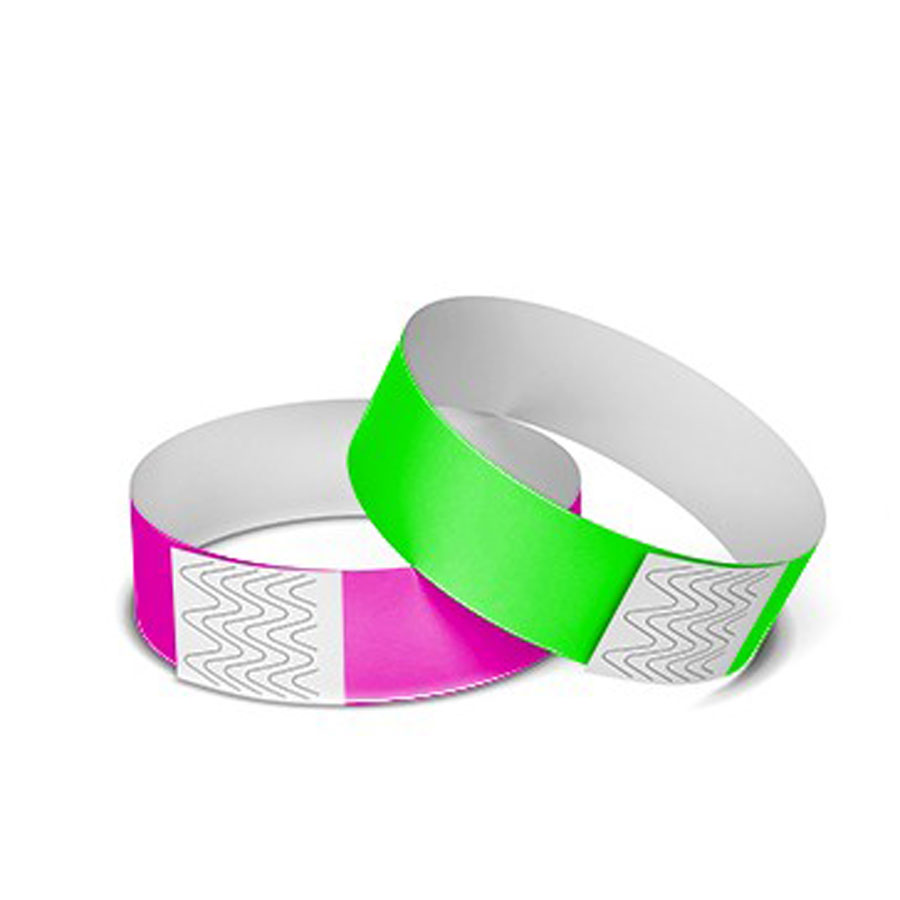 Identkontroller in den Farben neonpink und neongrün