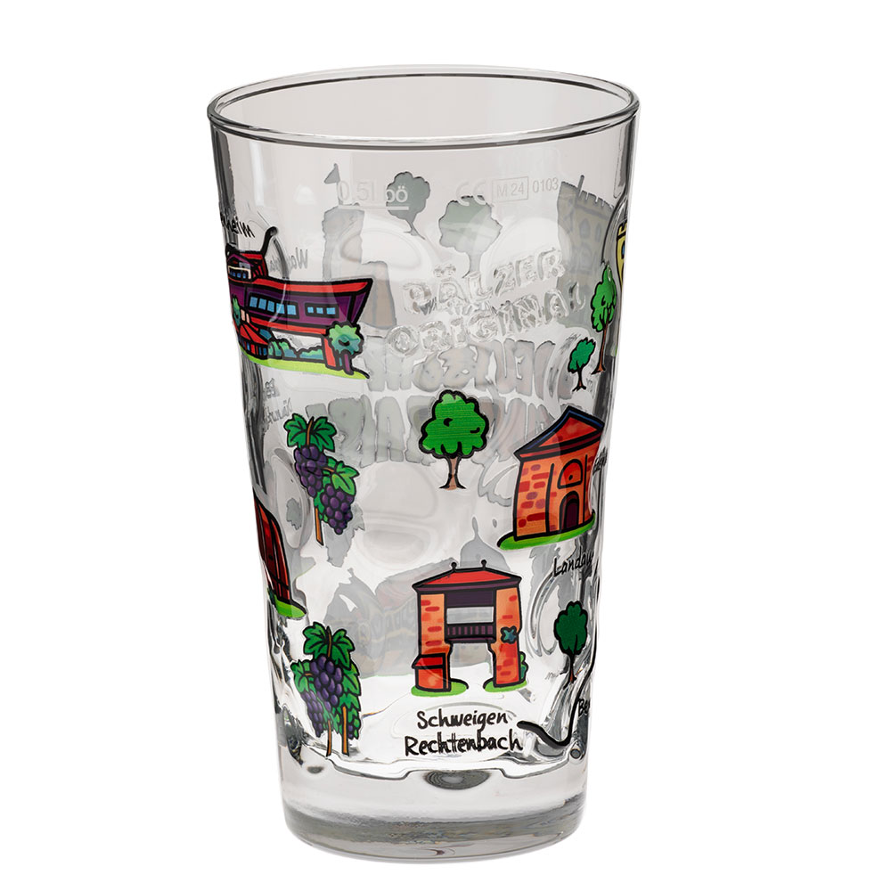 Dubbe mit Deutsche Weinstraße Dekor