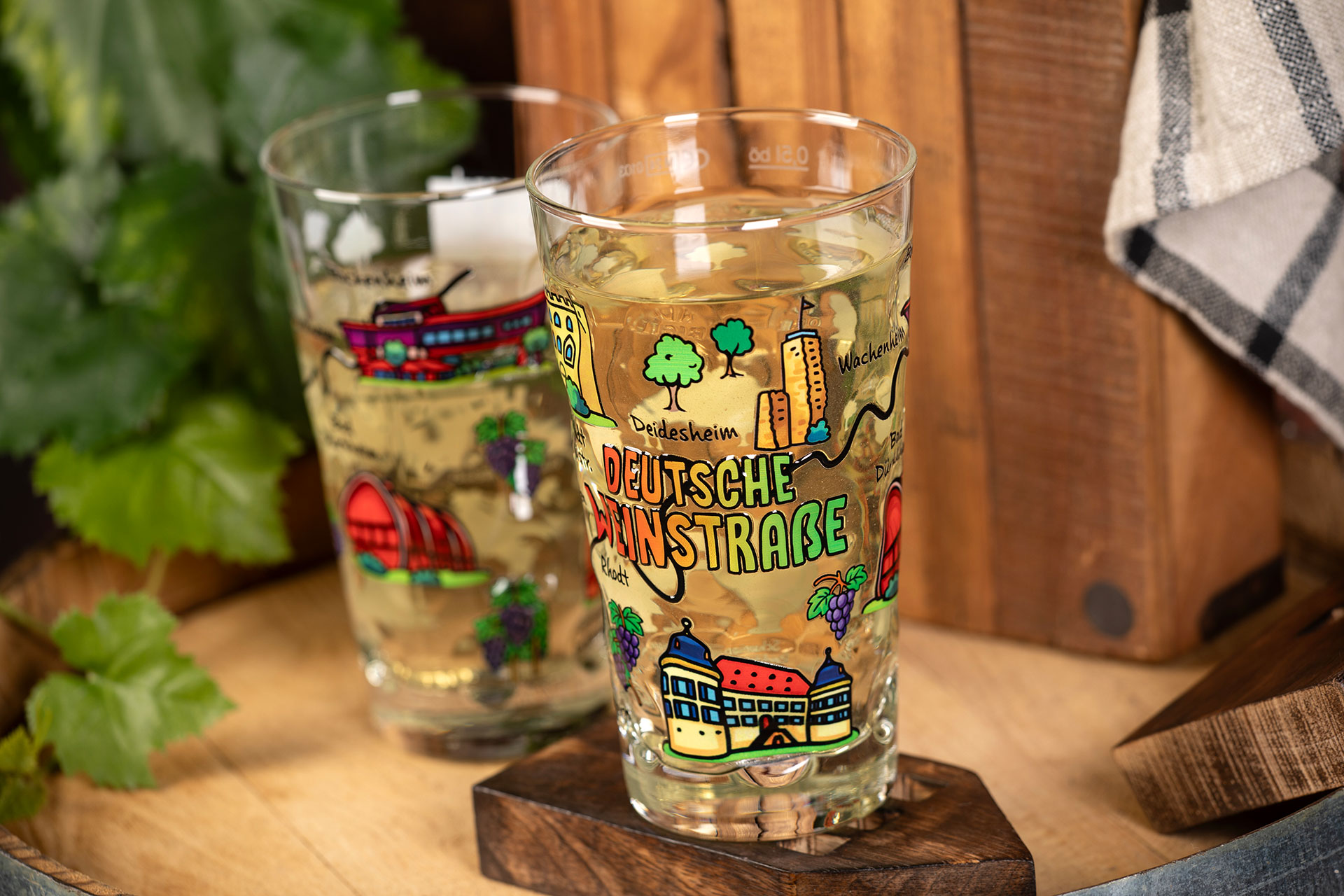 Dubbe mit Deutsche Weinstraße Dekor