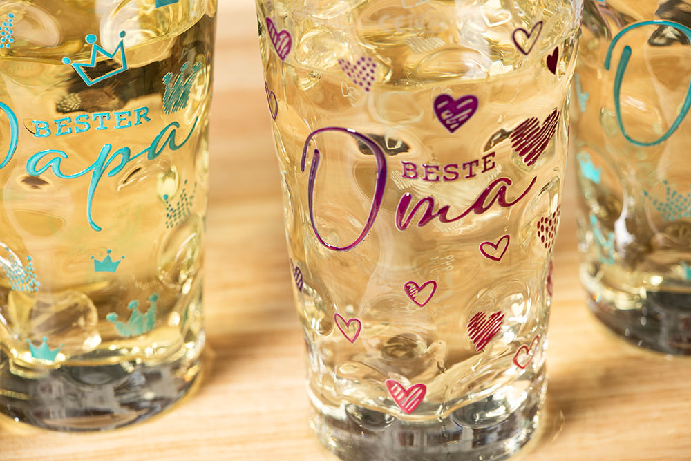 Dubbeglas Beste Oma im Detail