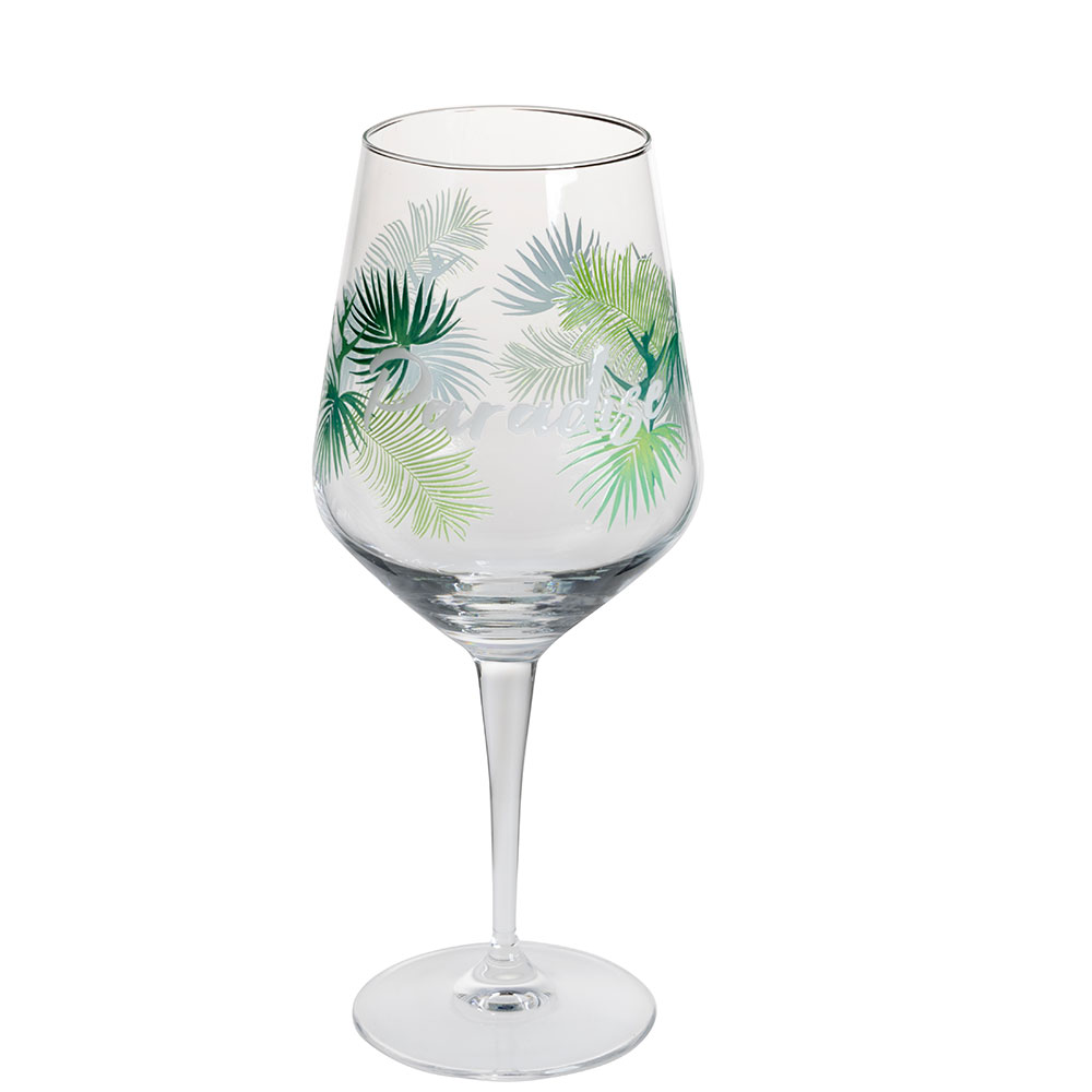 Elektra Glas mit Aufdruck "Paradise" Elektra Glas mit Aufdruck "Paradise"