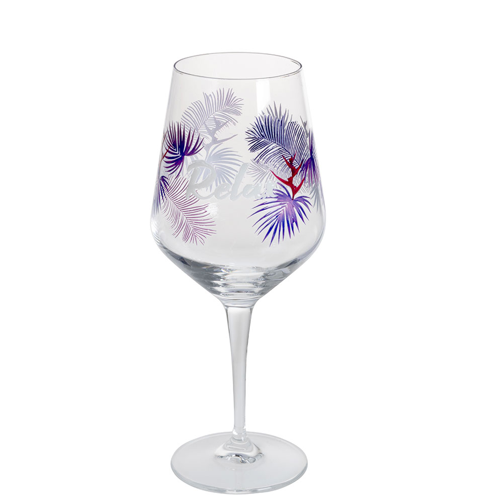 Elektra Glas mit Aufdruck 