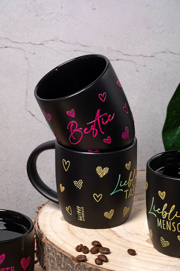 Olivia Tassen mit Dekor