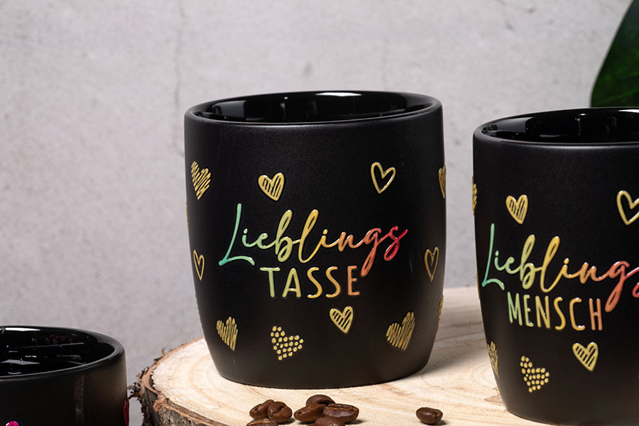 Olivia Tassen mit Dekor