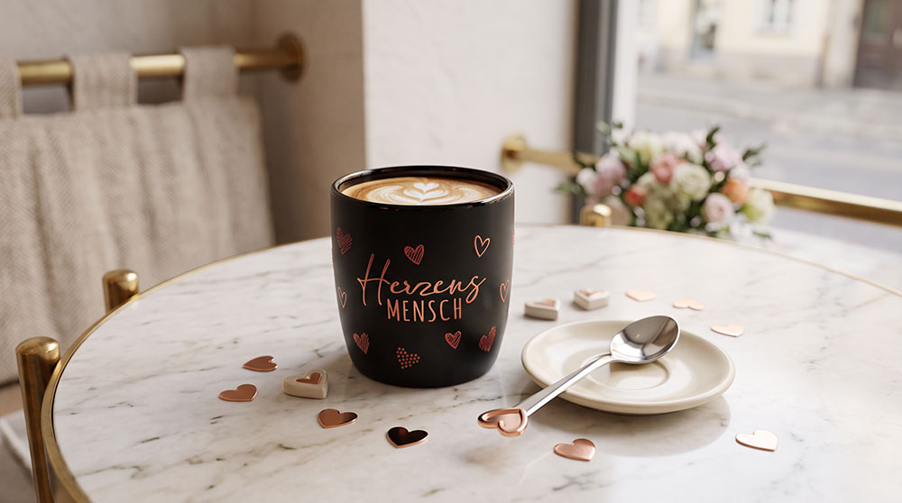 Tasse Olivia Herzens MENSCH